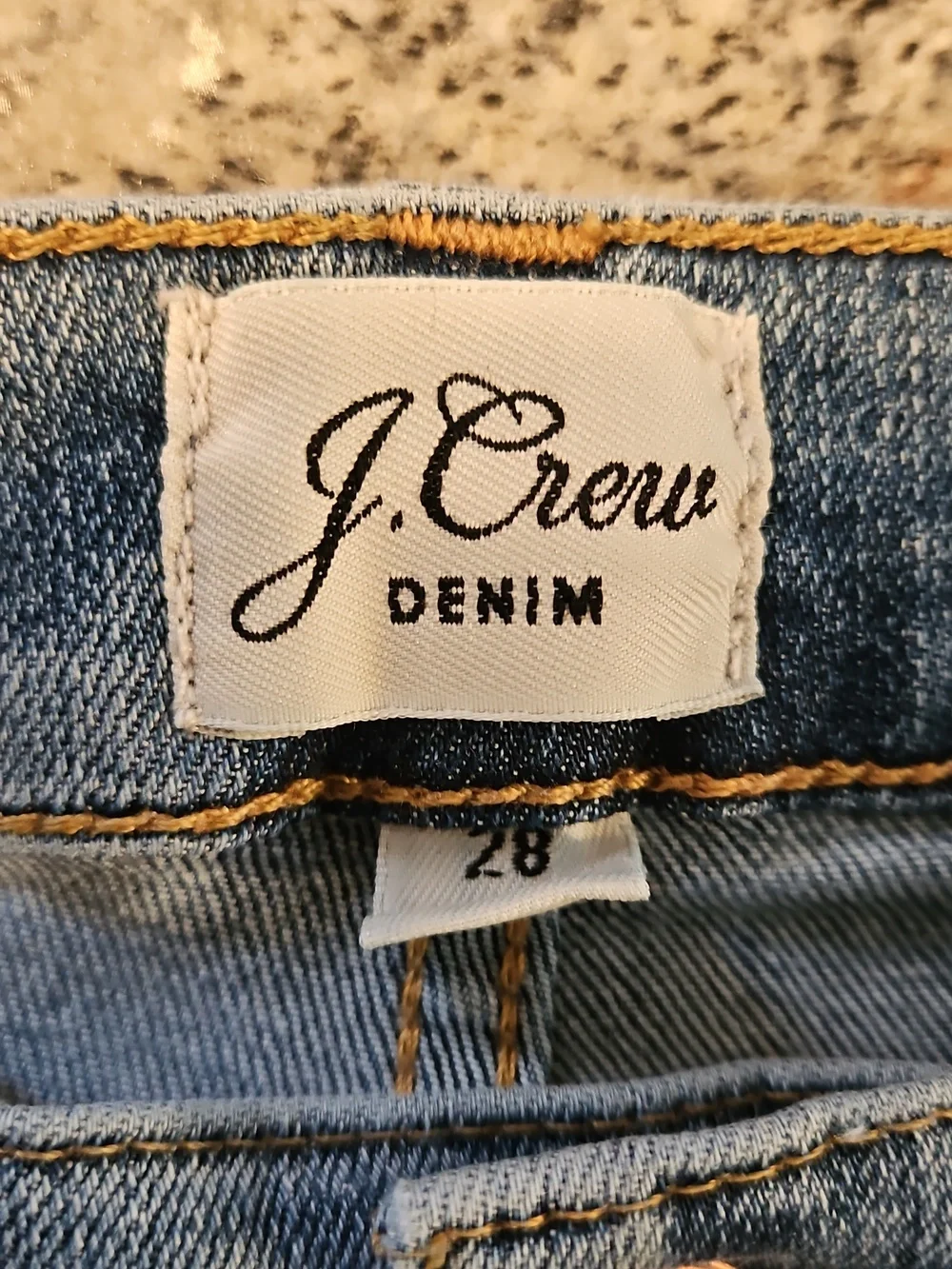 👖J. Crew High-Rise Light Blue Button-Fly Jeans